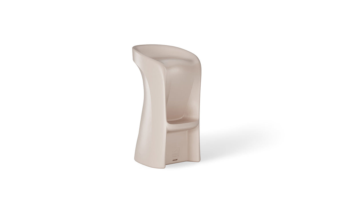 Cloud Ledge Lounger Signature Bar Height in-pool barstool on a white background