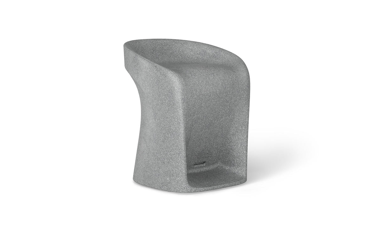 Granite Gray Signature counter-height in-pool barstool by Ledge Lounger