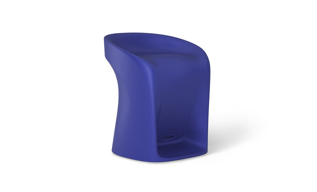 Dark Blue Signature counter-height in-pool barstool by Ledge Lounger