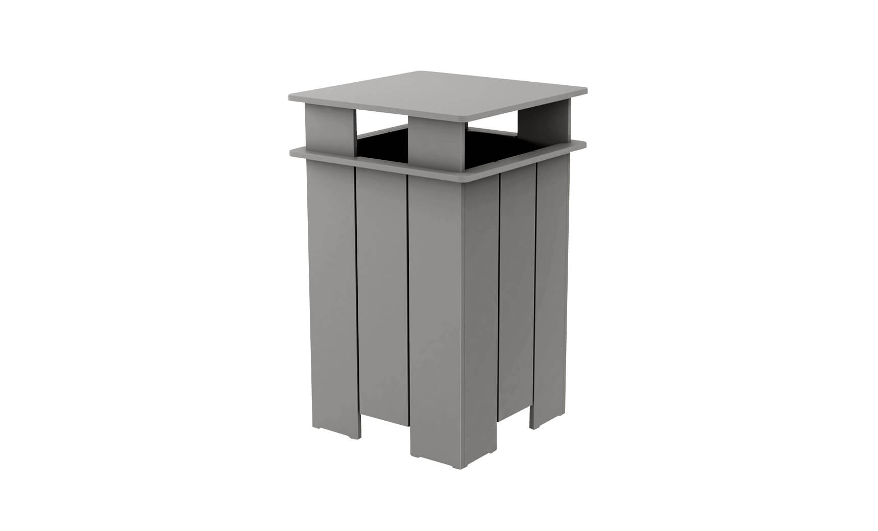 Mainstay Square Outdoor Trash Bin
