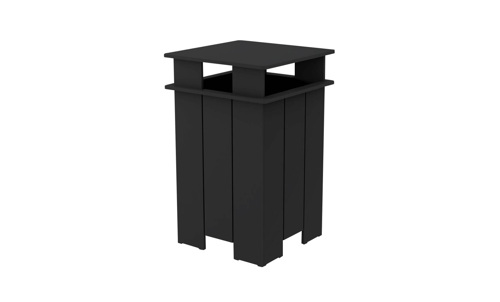 Mainstay Square Outdoor Trash Bin