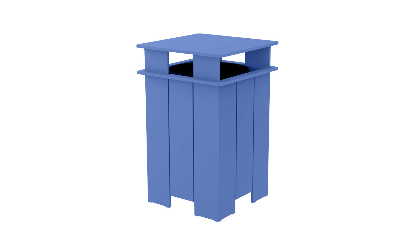 Mainstay Square Outdoor Trash Bin