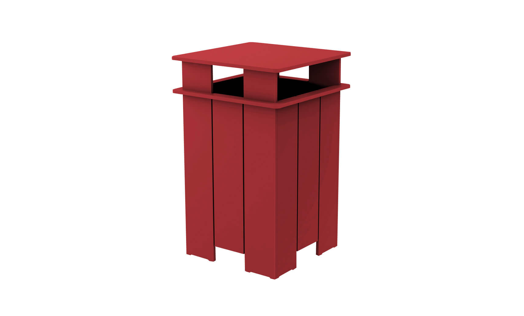 Mainstay Square Outdoor Trash Bin