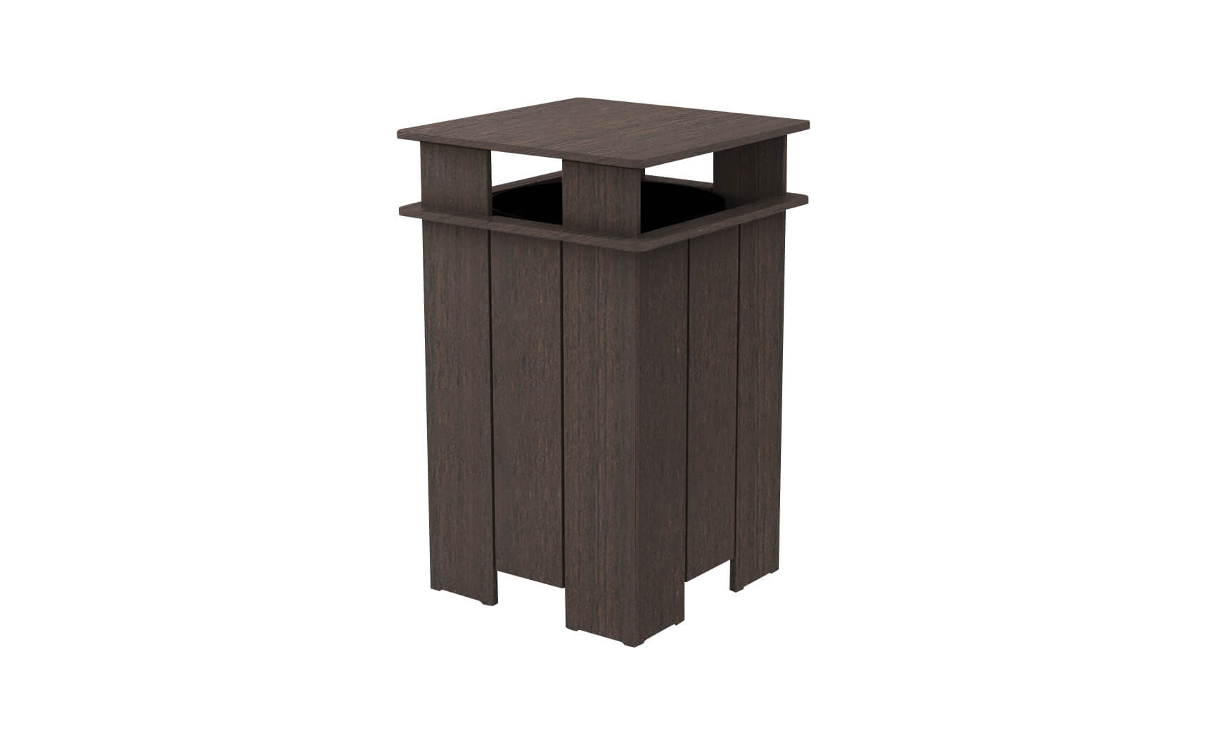 Mainstay Square Outdoor Trash Bin