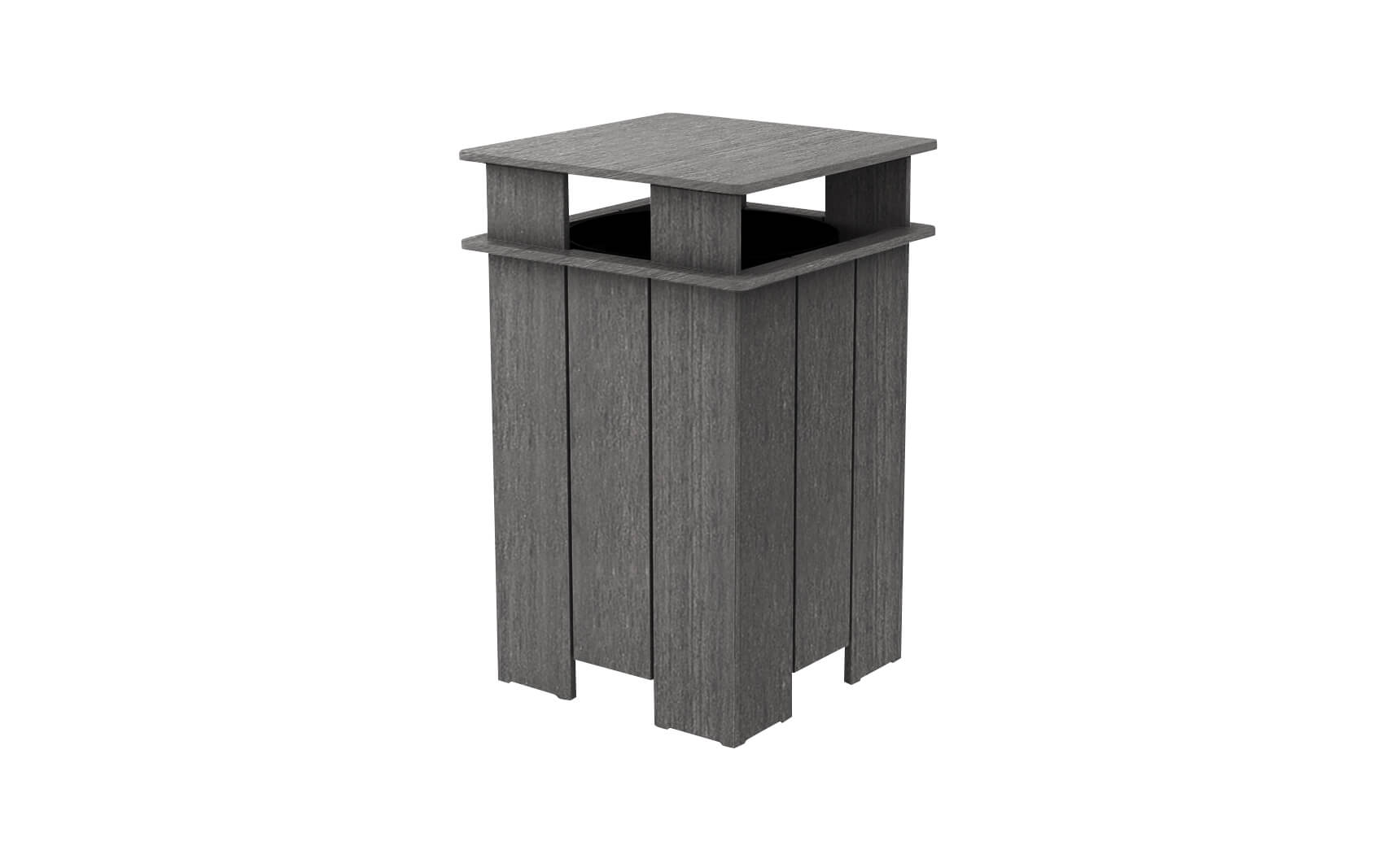 Mainstay Square Outdoor Trash Bin