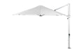 Ledge Lounger Ultra Cantilever Umbrella, White, minimalist patio design