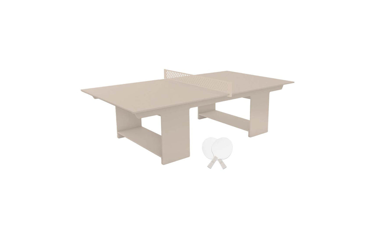 Ledge Lounger Table Tennis Set — Cloud table, Cloud net and paddle handles, White paddle bodies