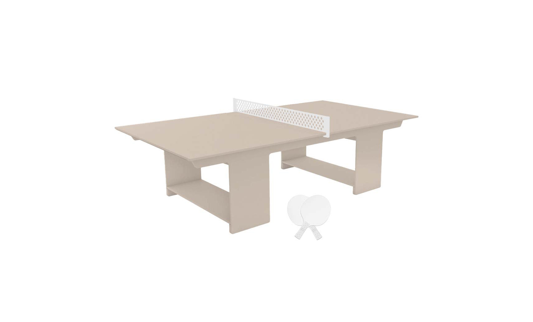 Ledge Lounger Table Tennis Set, Cloud table, studio product shot