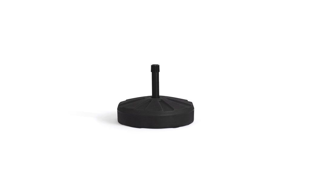 Black Signature Fill-Up Base included with White Premier Umbrella set