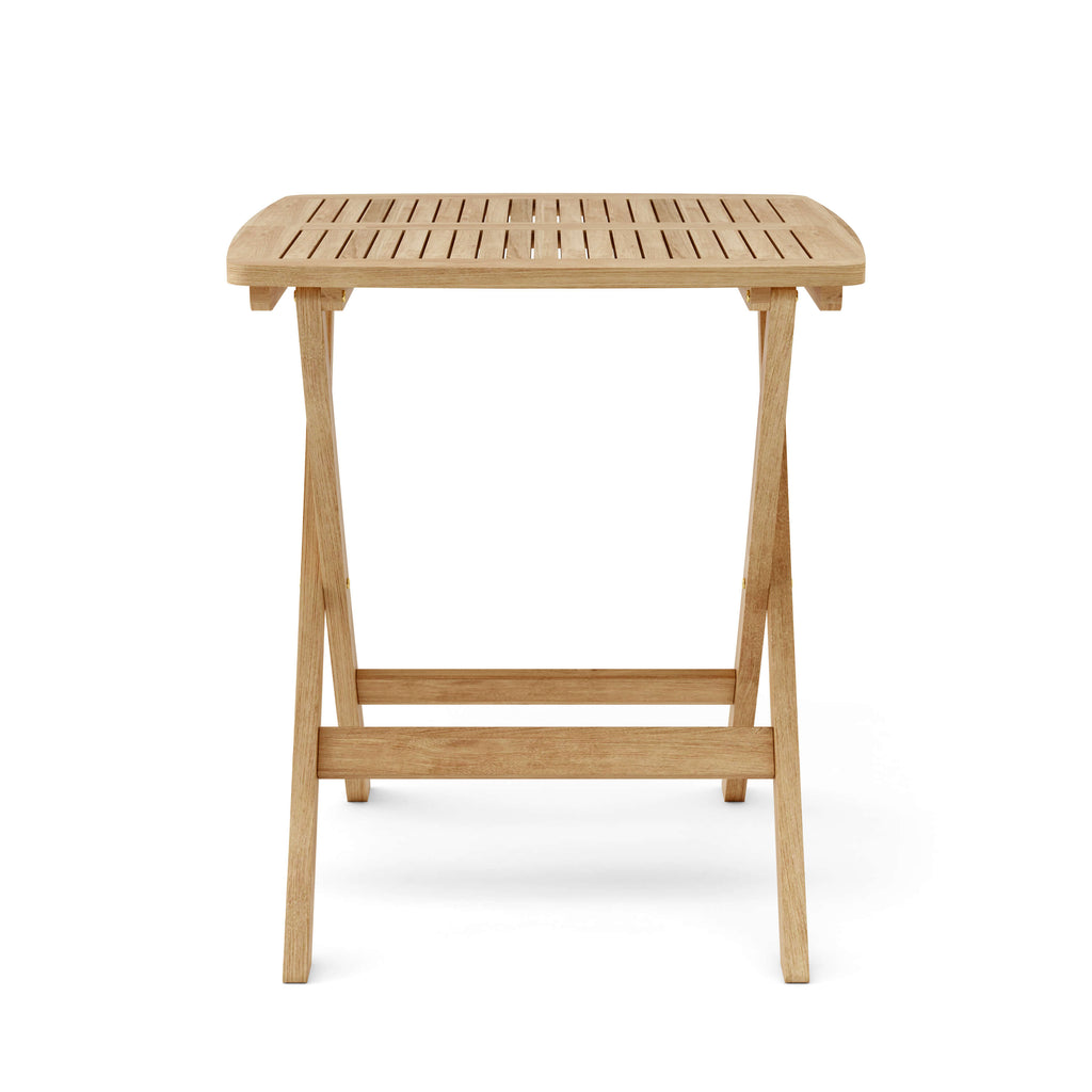 Windsor 24-inch folding teak table - view 4