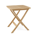Windsor 24-Inch Square Folding Teak Bistro Table - hero