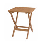 Windsor Bistro Set teak table folded flat