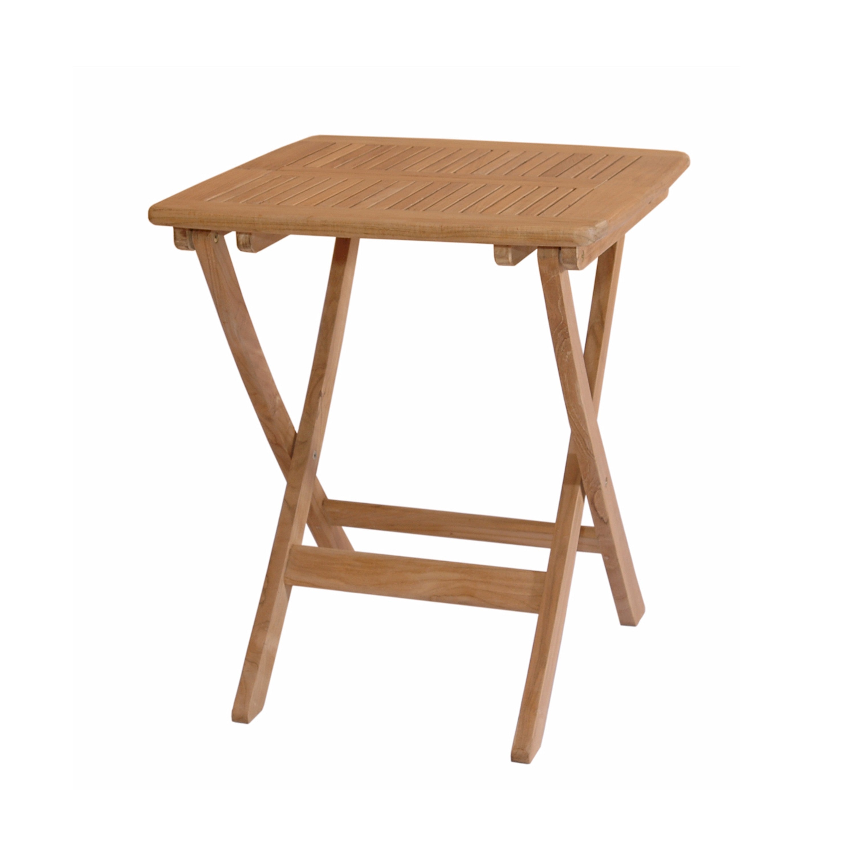 Windsor Bistro Set teak table folded flat