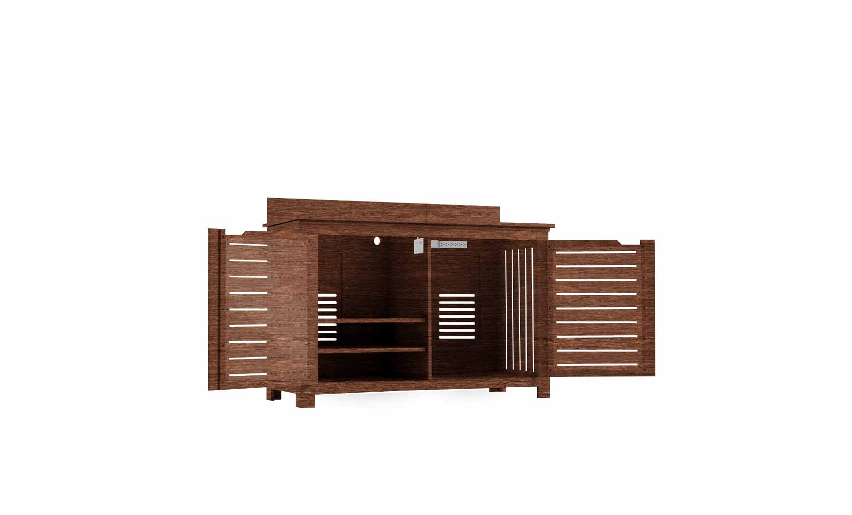 Ledge Lounger Mainstay Bar Credenza, Harvest, without TV mount