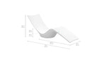 Ledge Lounger Autograph Chaise dimensions and specifications diagram