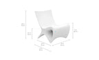 Ledge Lounger Autograph Chair dimensions and specifications diagram