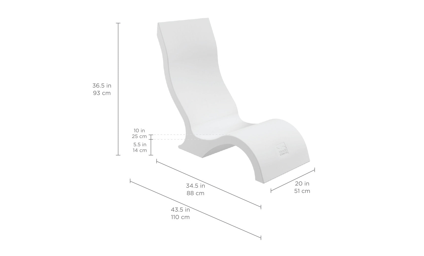 Signature Chair — In-Pool Sun Shelf Chair