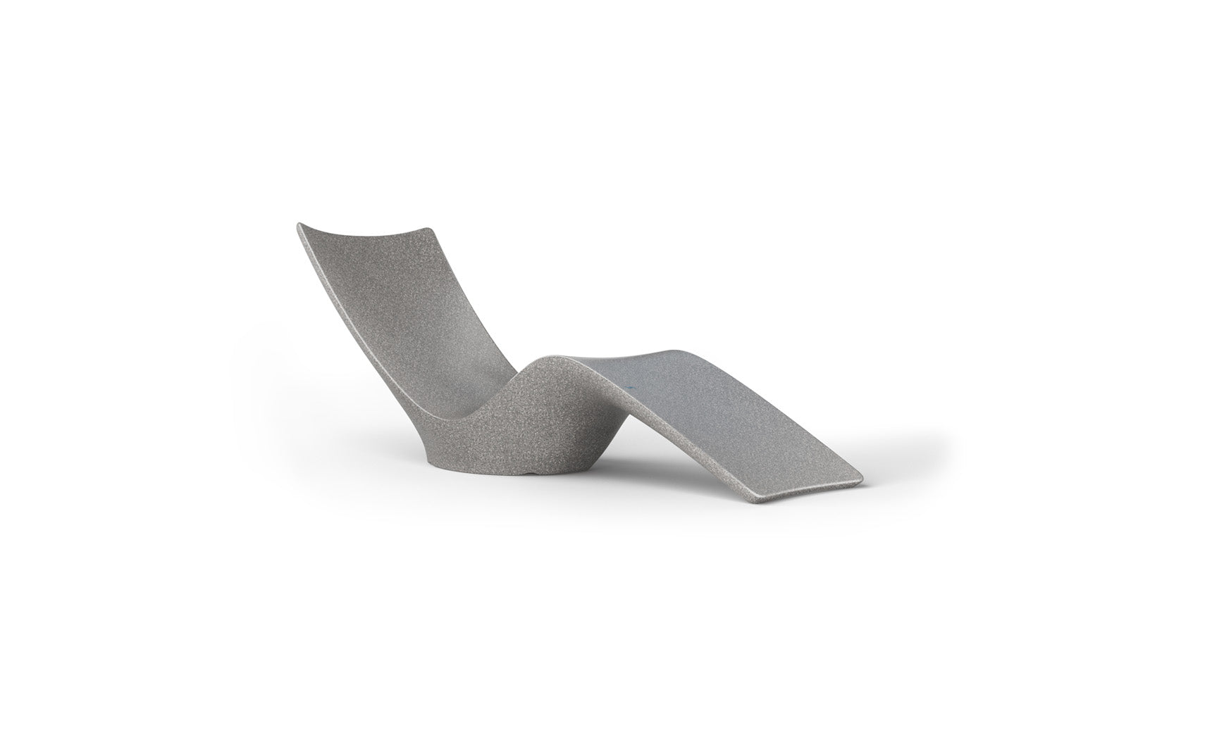 Ledge Lounger Autograph Chaise in-pool tanning ledge chair, Granite Gray, poolside living