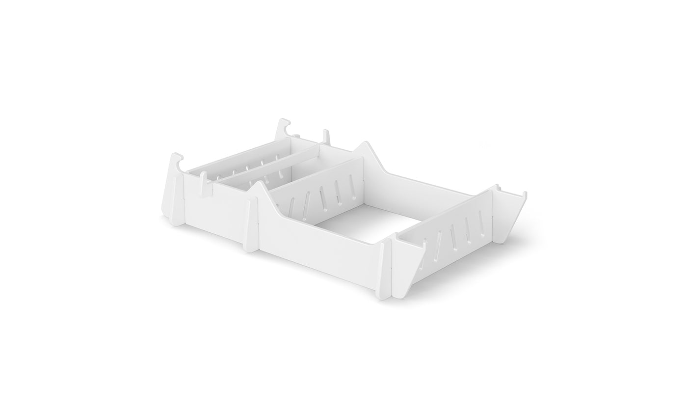 White Signature Chair Riser for deeper tanning ledges