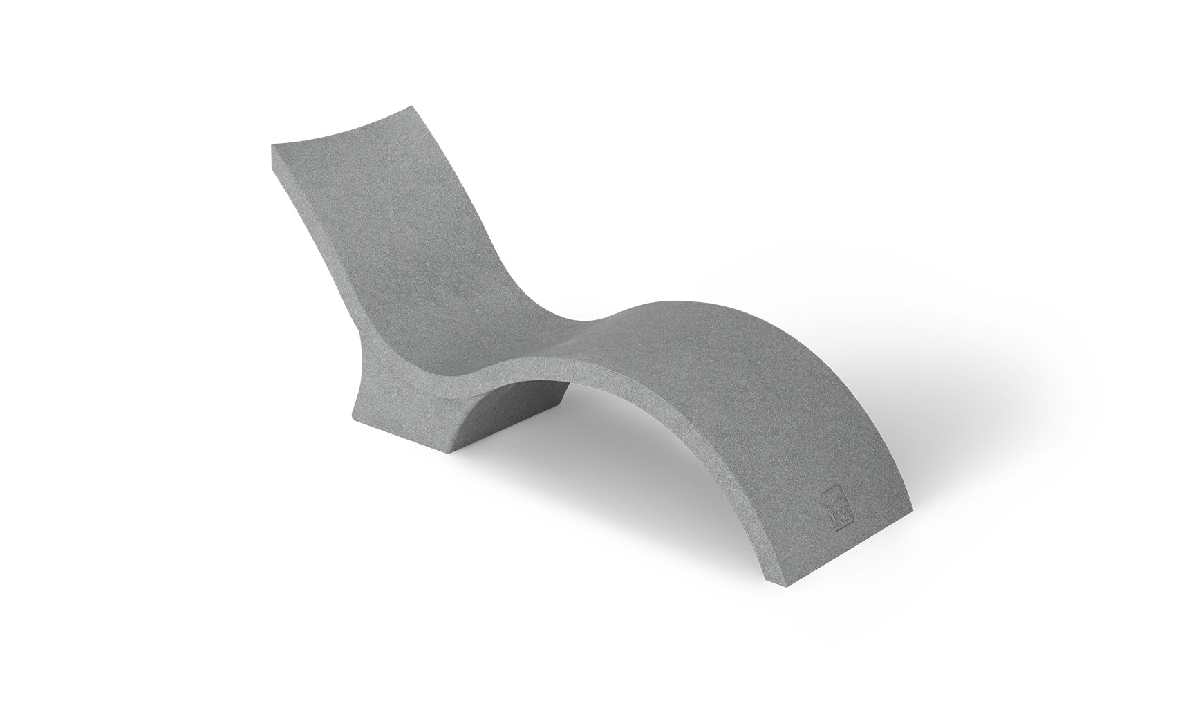 Ledge Lounger Signature Chaise Deep in-pool chaise, Granite Gray, deep water tanning ledge