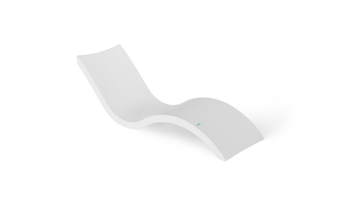 White Signature Chaise product-only side view