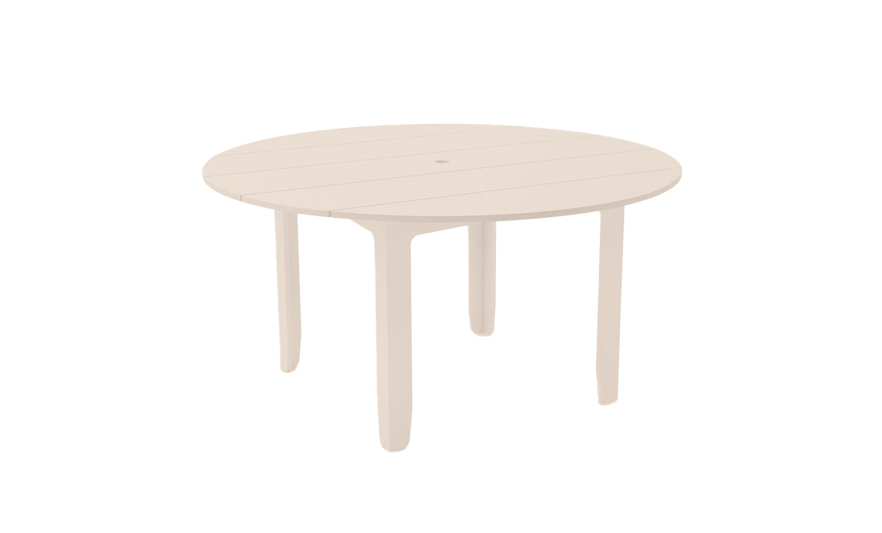 Ledge Lounger Mainstay Round Dining Table 60 inch, Cloud, patio dining