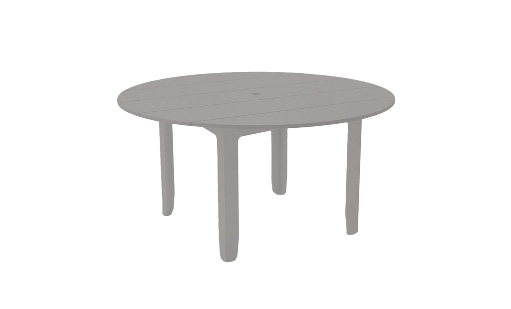 Ledge Lounger Mainstay Round Dining Table 60 inch, Gray, patio dining