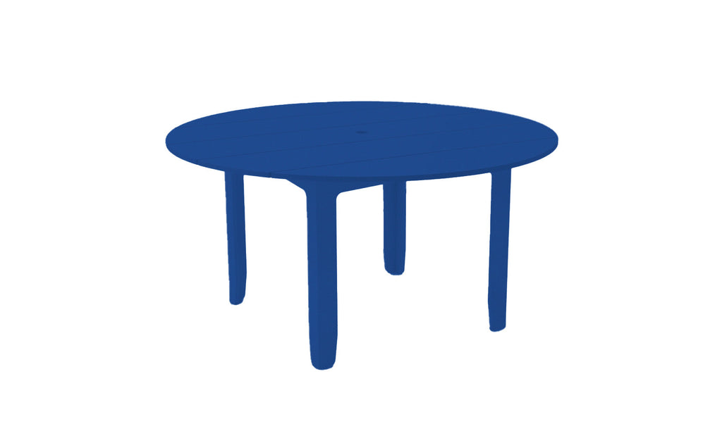 Ledge Lounger Mainstay Round Dining Table 60 inch, Navy, patio dining