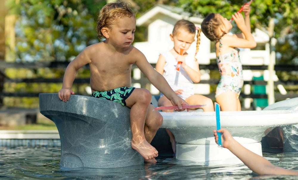 Swim-Up Pool Barstool, Counter or Bar Height — Ledge Signature