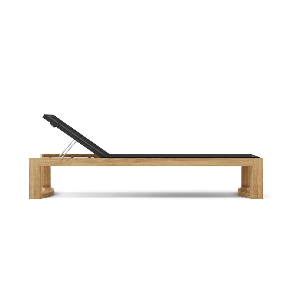 Anderson Teak SL-229 Junus sun lounger, side product view