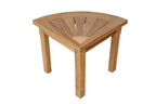 Anderson Teak SPA-1919 shower corner stool, angled view