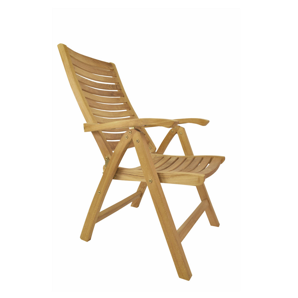 Carina teak reclining armchair - view 5