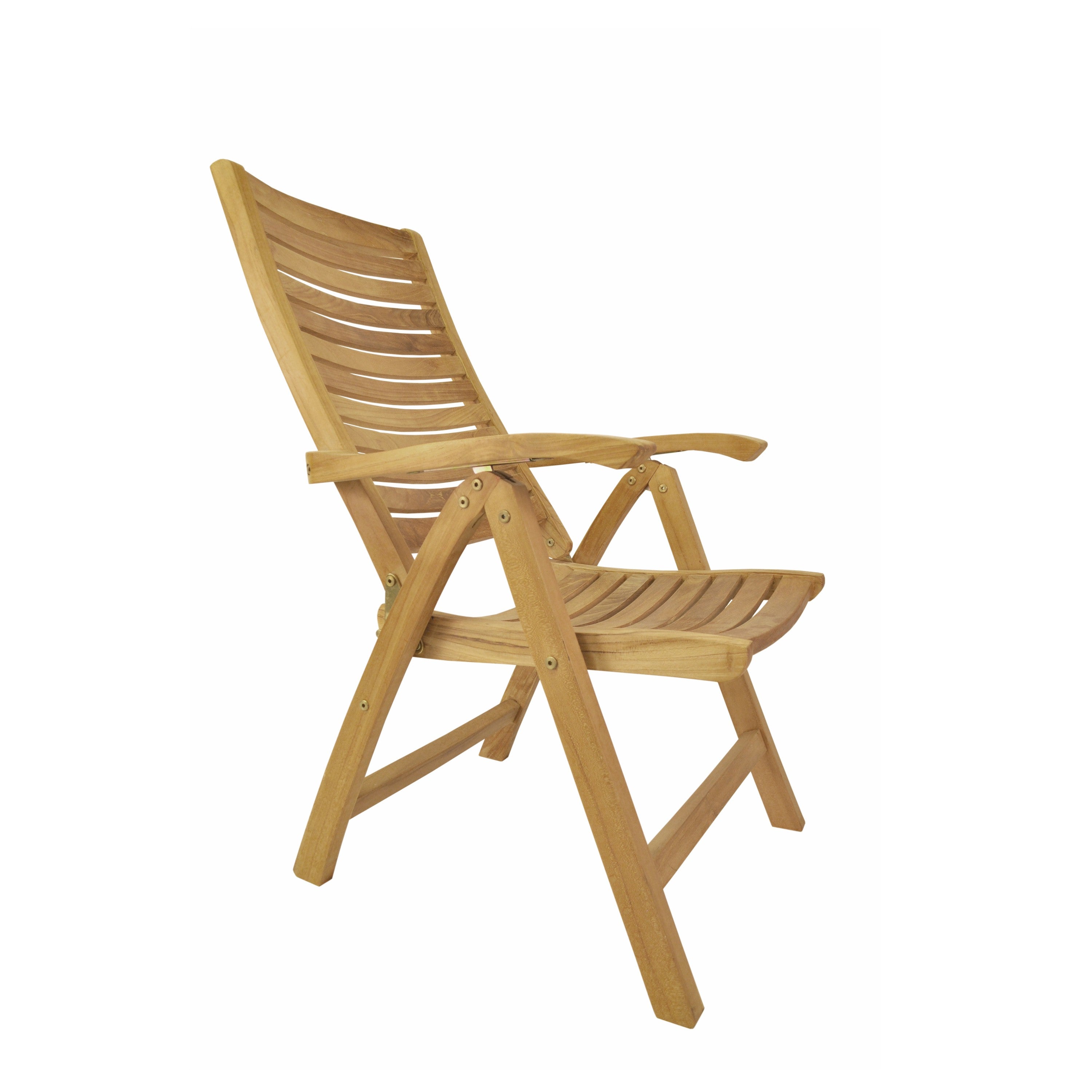 Carina teak reclining armchair - view 5