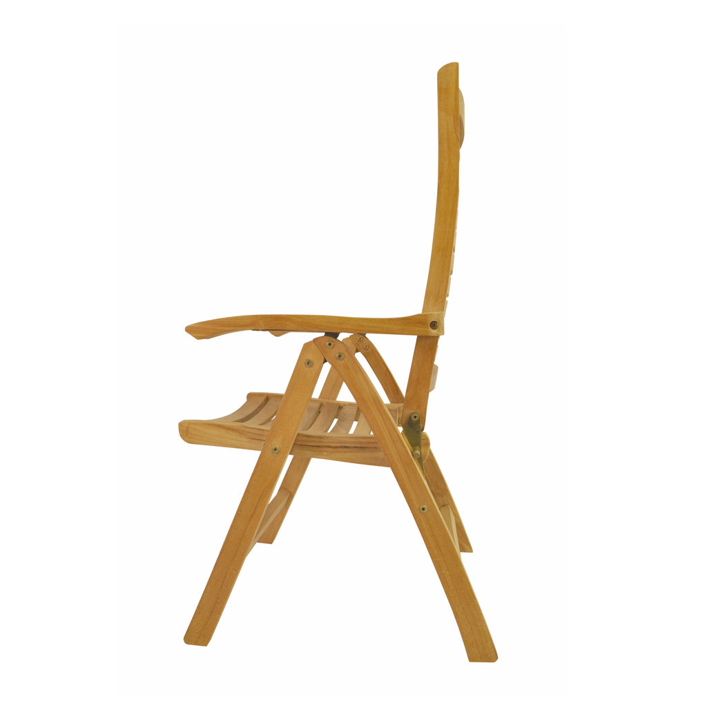Carina teak reclining armchair - view 7