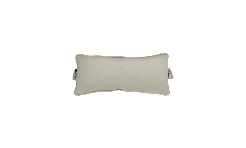 Signature Headrest Pillow in Cadet Gray fabric, product-only view.