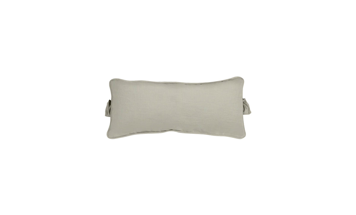 Signature Headrest Pillow in Cadet Gray fabric, product-only view.
