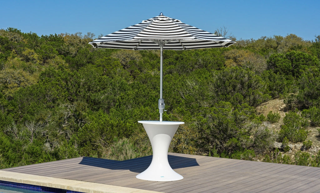 Autograph Umbrella Stand Ice Bin — In-Pool Shade Table