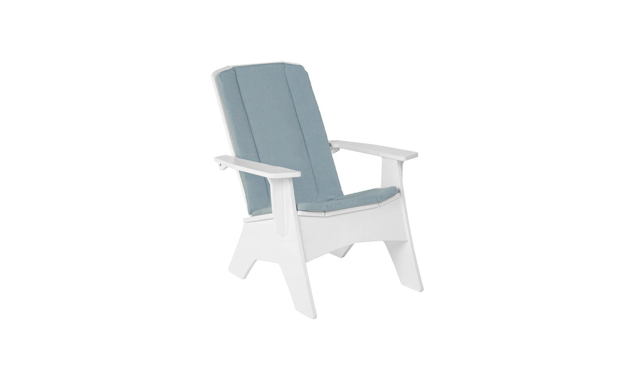 4634 White full seat-and-back cushion shown on a White Mainstay Adirondack chair; chair sold separately