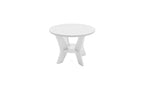 Mainstay Round Side Table in White