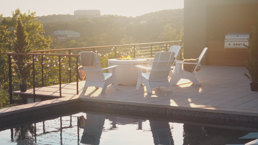 Halo Firepit — Propane Patio Fire Pit with Concealed Tank