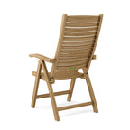 Carina teak reclining armchair - view 4
