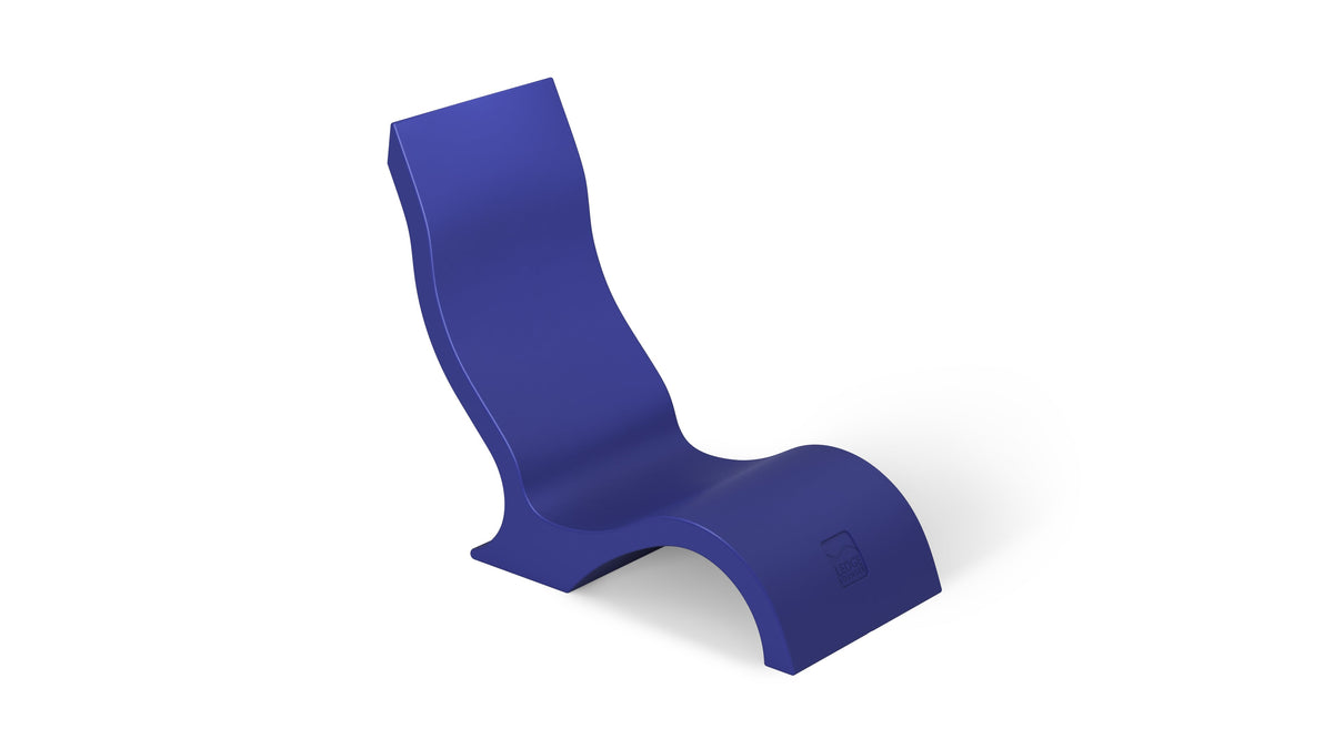 Dark Blue Ledge Lounger Signature Chair