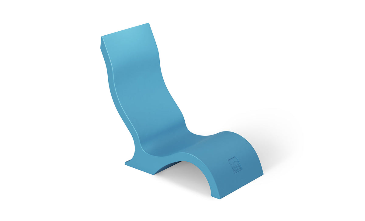 Light Blue Ledge Lounger Signature Chair