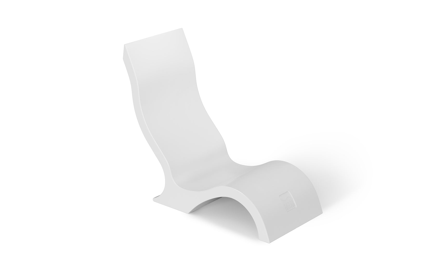 White Ledge Lounger Signature Chair for shallow pool ledges