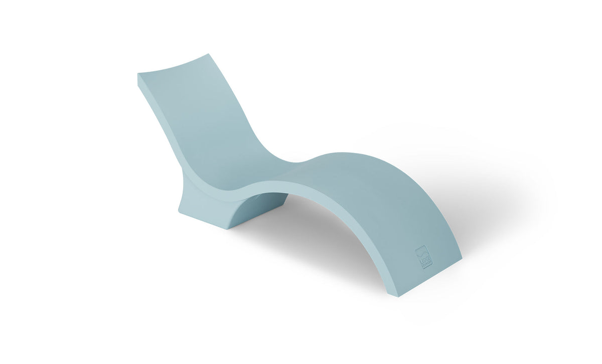 Ledge Lounger Signature Chaise Deep in-pool chaise, Frost, deep water tanning ledge