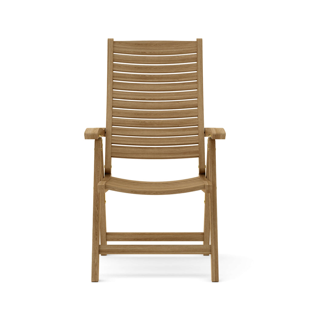 Carina teak reclining armchair - view 2